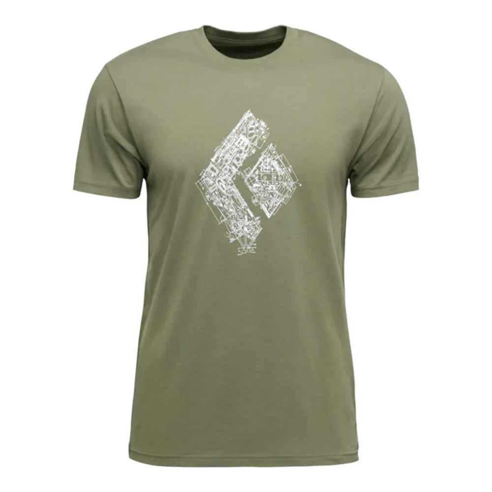 T-shirt Black Diamond Engineered Diamond (hommes)