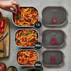 Black+Blum Food Container Set – Pack of 3