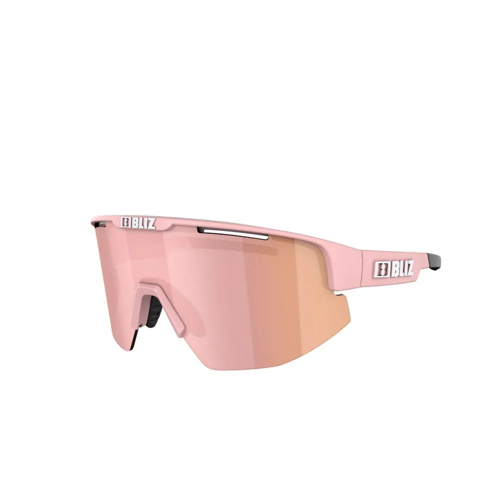 Bliz Matrix Brown Sunglasses w/ Rose Multi Lens