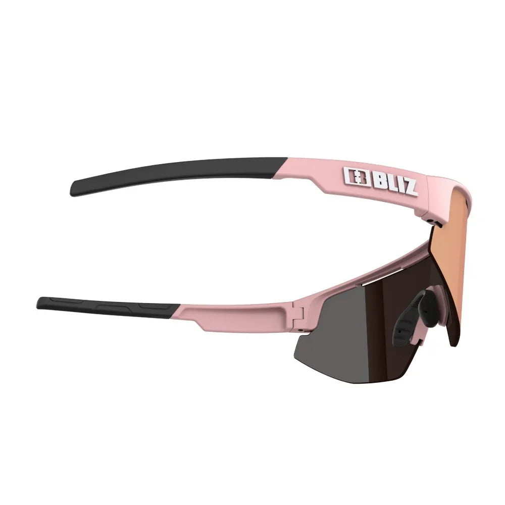 Bliz Matrix Brown Sunglasses w/ Rose Multi Lens