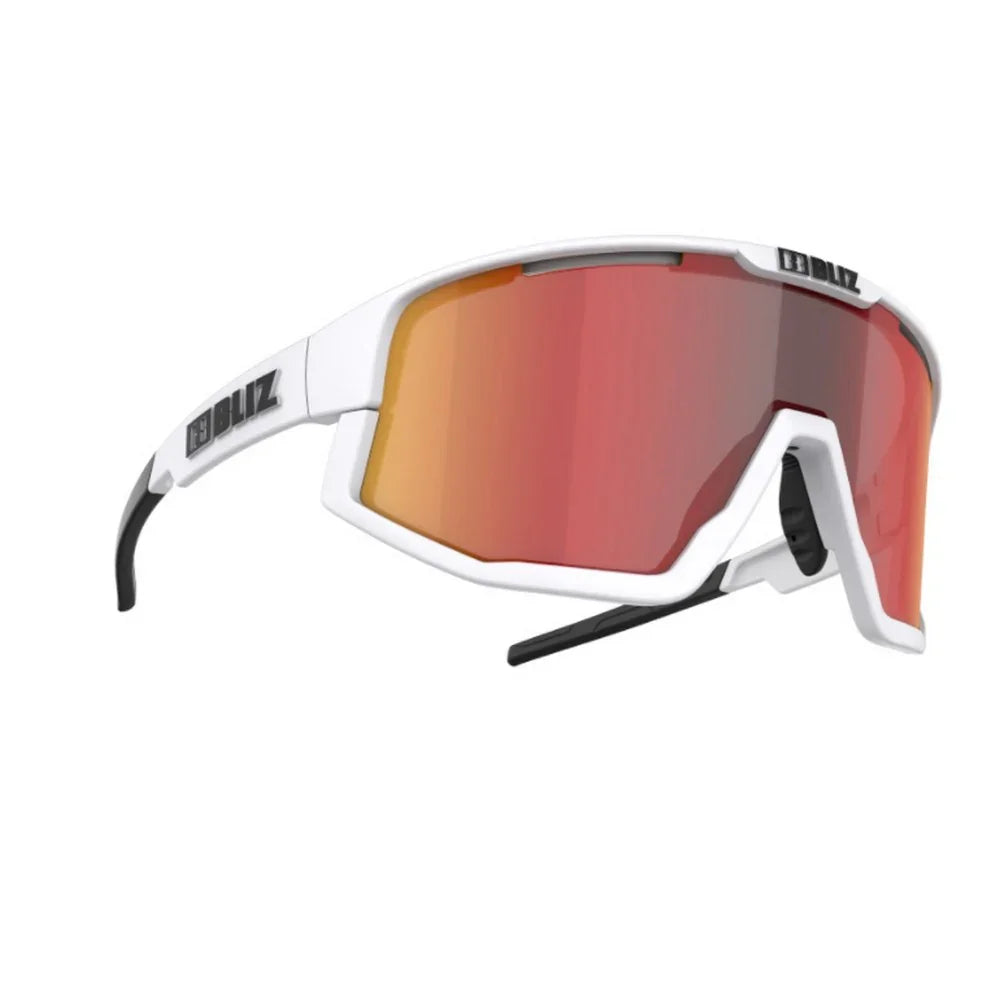 Bliz Fusion Sunglasses / Smoke Red Multi Lens - Matt White