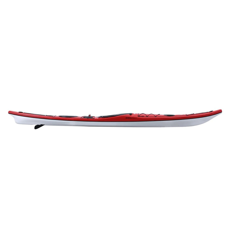 Kayak de mer Boréal Design Baffin T2 Skeg - Rouge/Blanc
