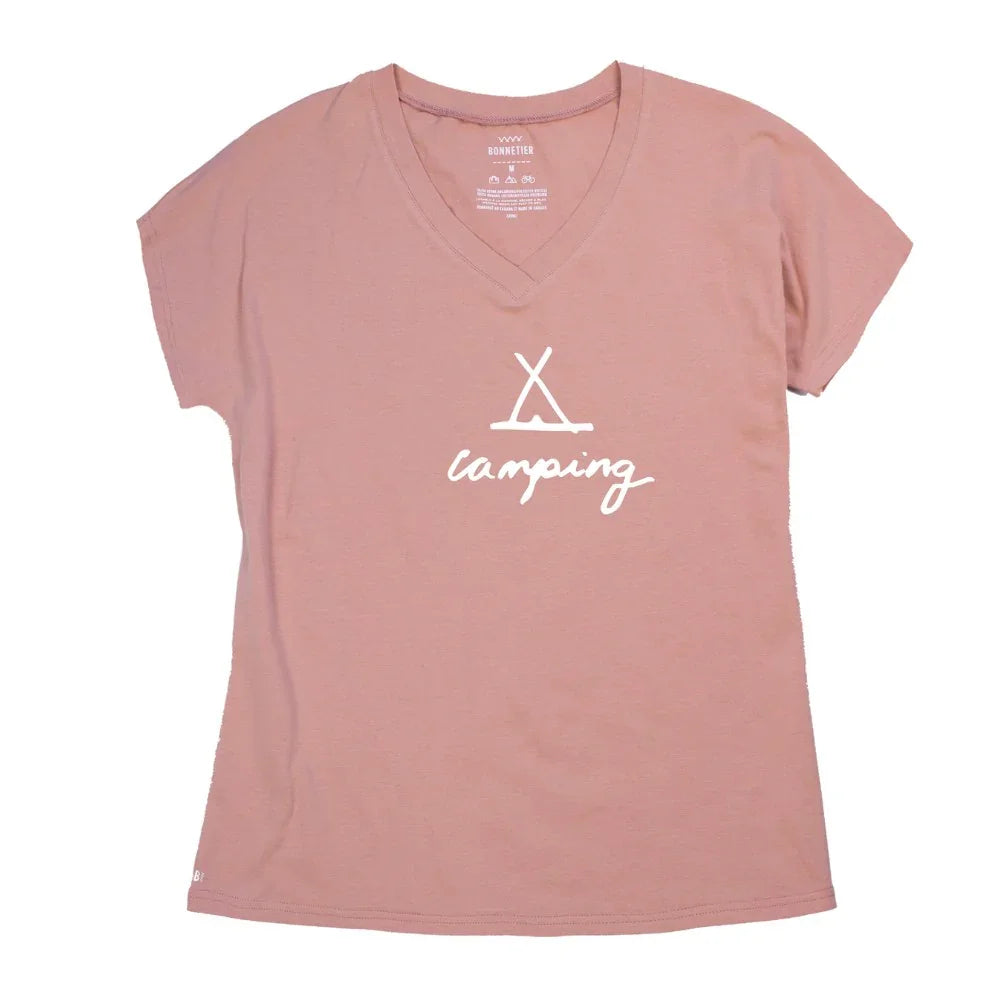 T-shirt Bonnetier Souris - Camping (femmes)