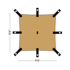 Bâche Chinook Heay Duty – 2.92 x 2.92 m