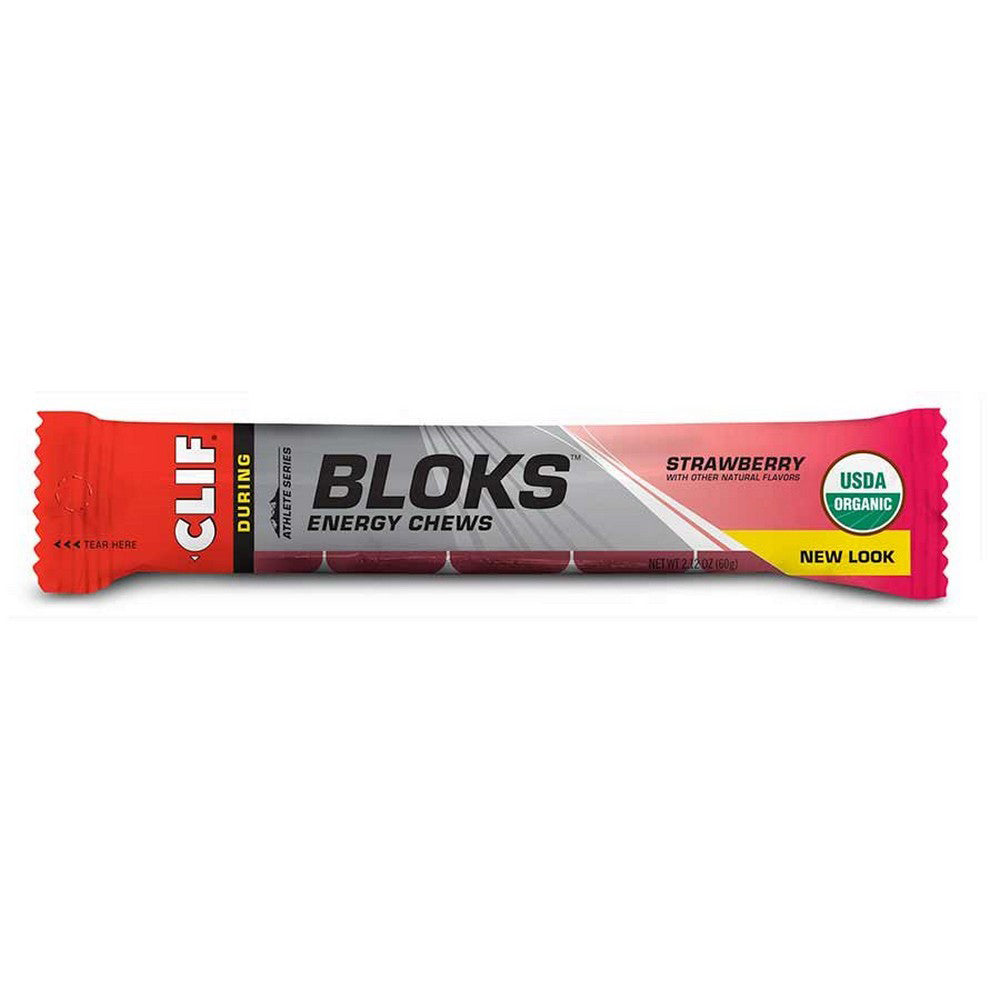 Friandise énergétique Clif Shot Bloks Fastpak fraise