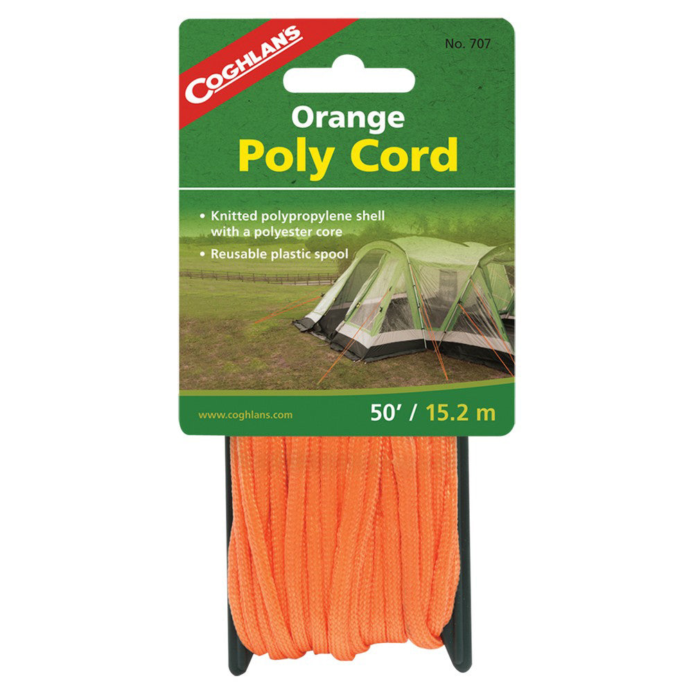 Coghlan's Orange 6 mm x 15.2 m Braided Nylon Cord