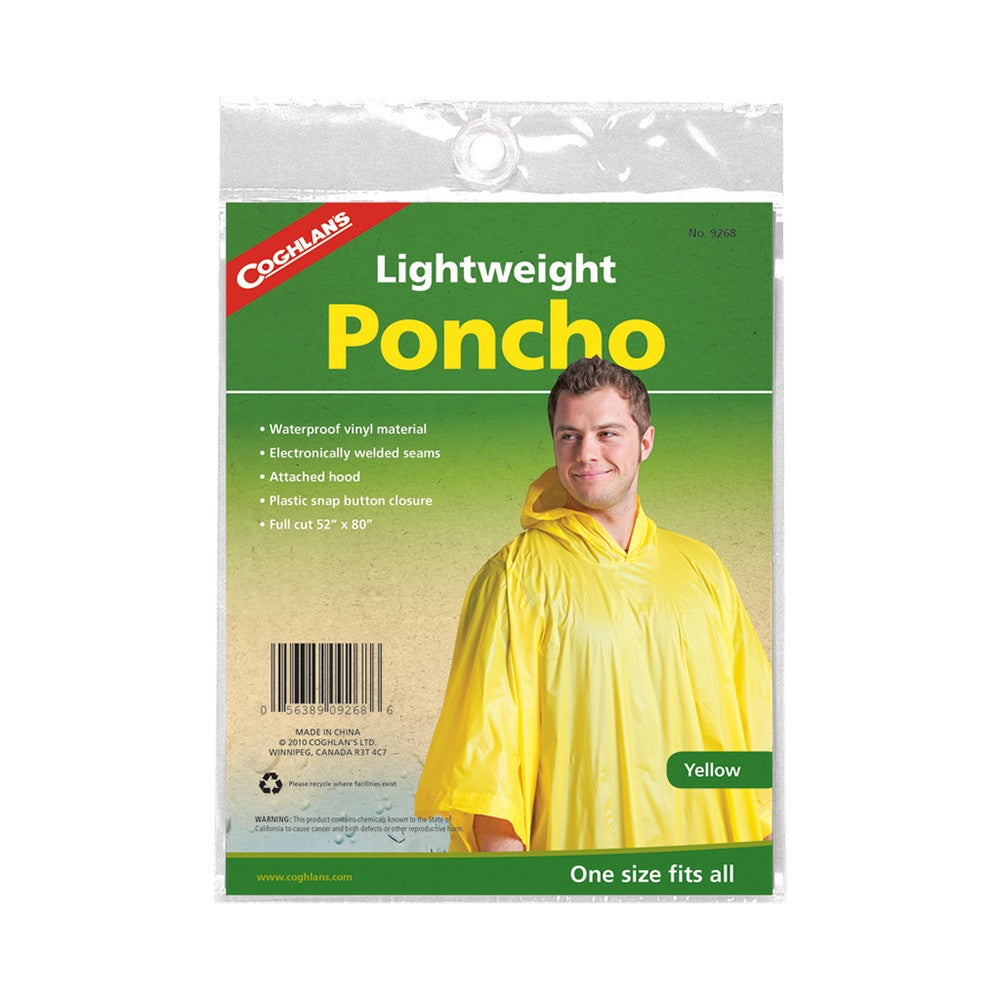 Coghlan's Rain Poncho - Yellow