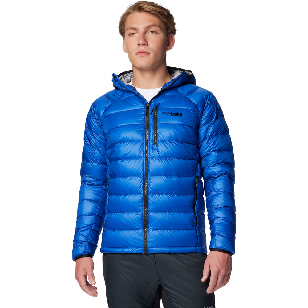 Manteau en duvet à capuchon Columbia Arctic Crest (hommes)