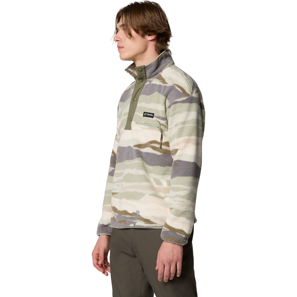 Columbia M's Helvetia II Printed Half Snap Fleece Shirt