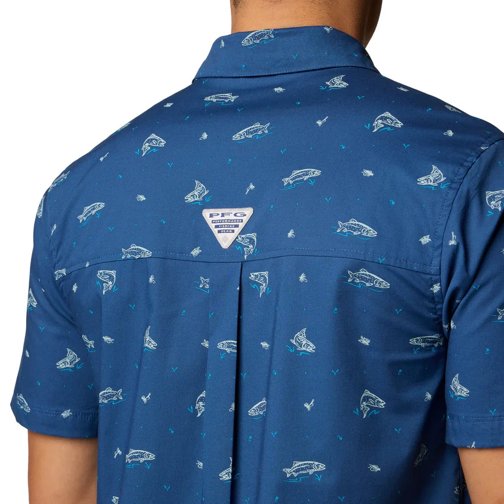 Chemise à manches courtes Columbia Wild Cast Camp (hommes)