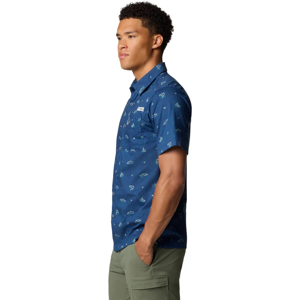 Chemise à manches courtes Columbia Wild Cast Camp (hommes)
