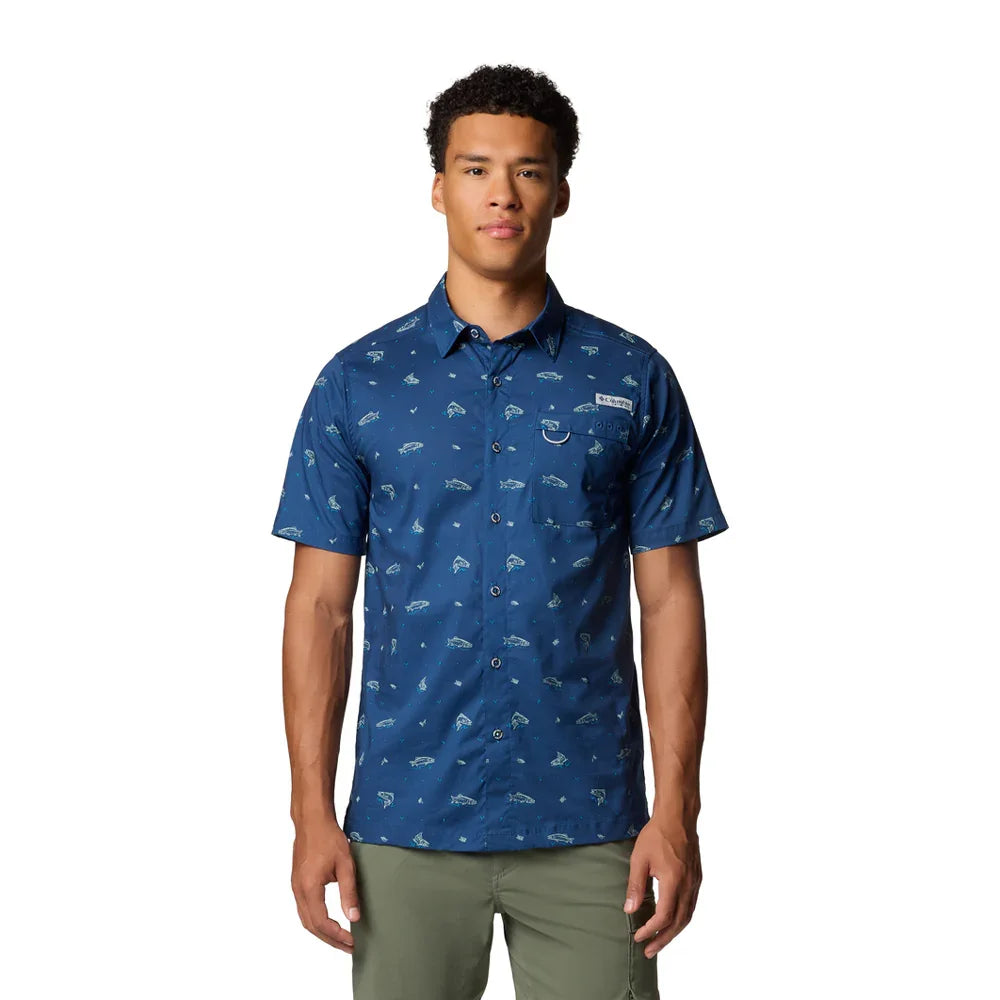 Chemise à manches courtes Columbia Wild Cast Camp (hommes)