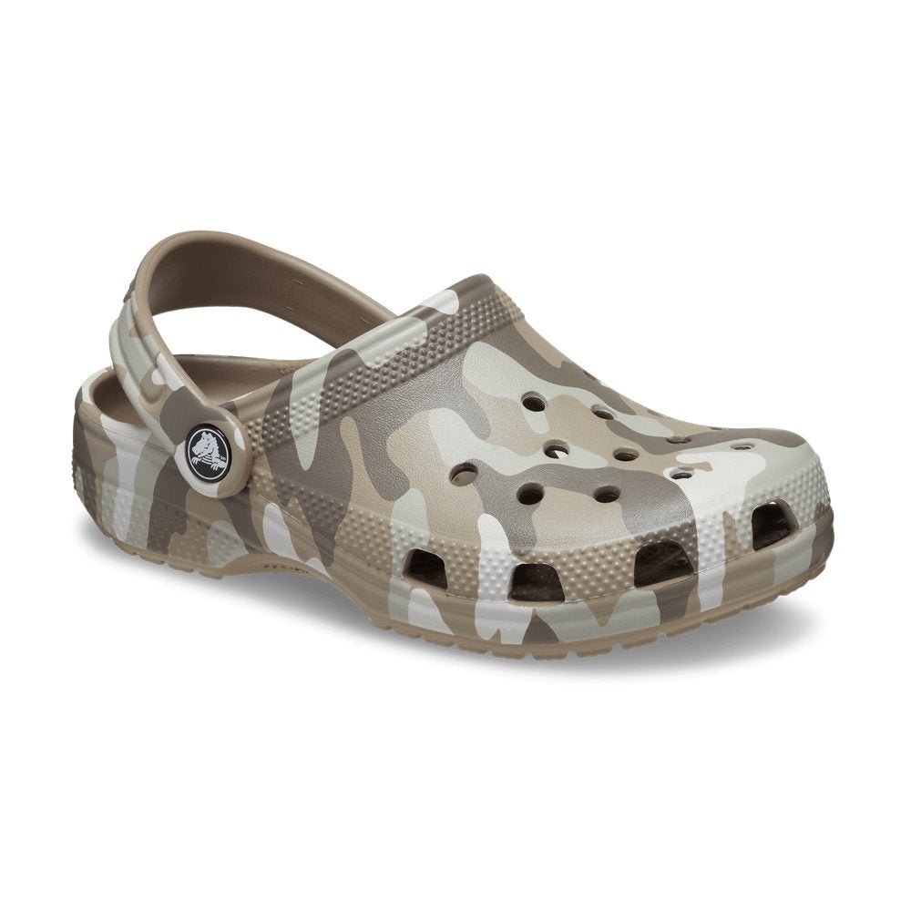Crocs Juniors' Classic Camo Clog Sandals