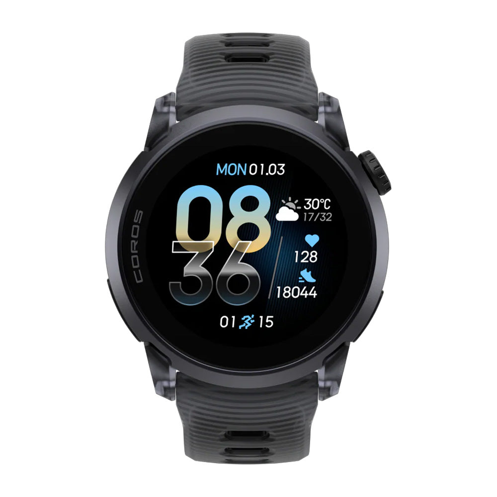 Montre d'entrainement Coros Pace 4 Aluminium - Black Crystal