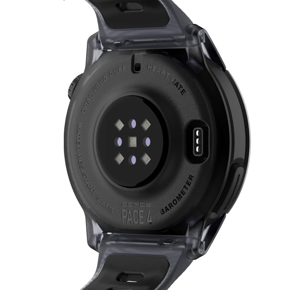 Montre d'entrainement Coros Pace 4 Aluminium - Black Crystal