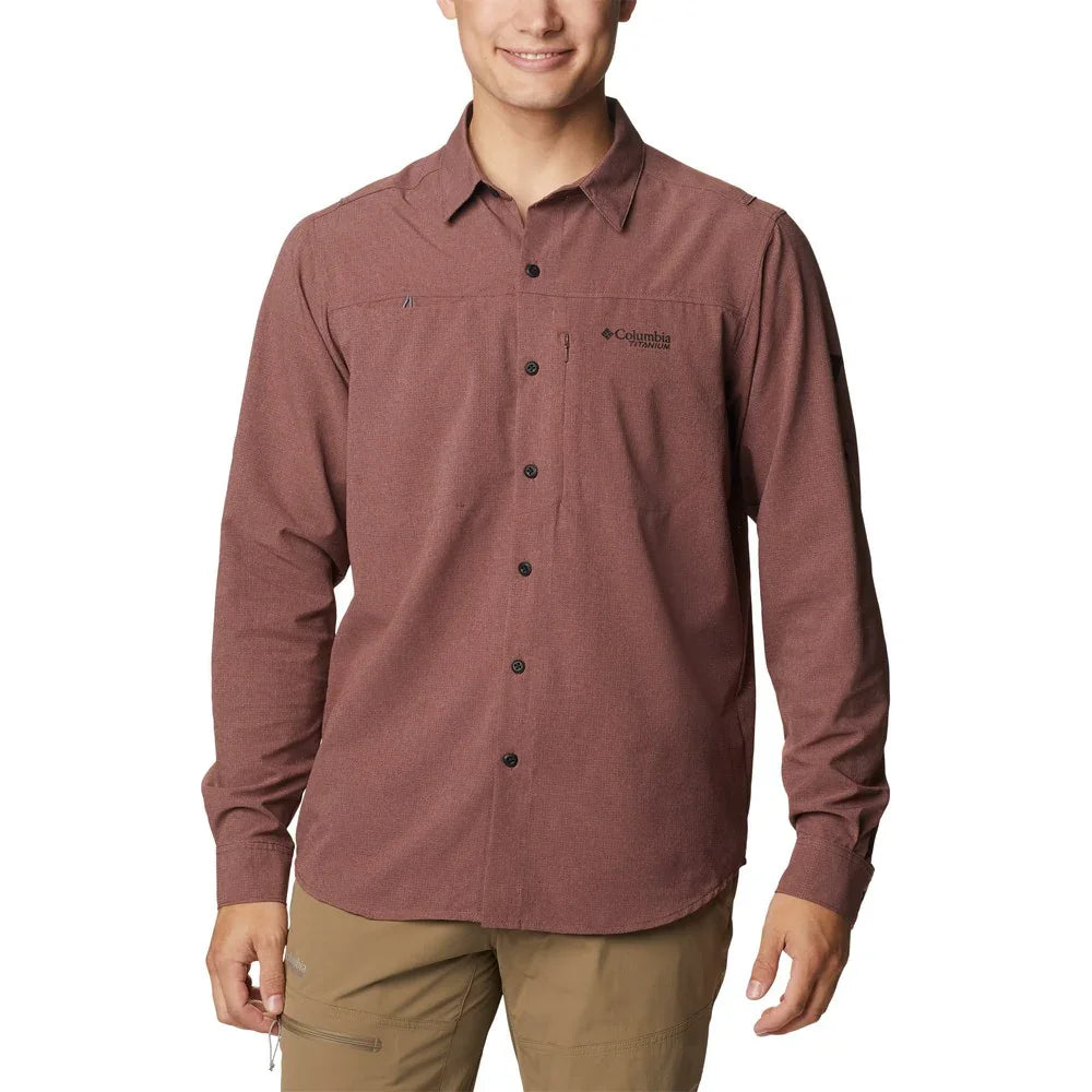 Chemise à manches longues Columbia Titan Pass 2.0 Irico (hommes)