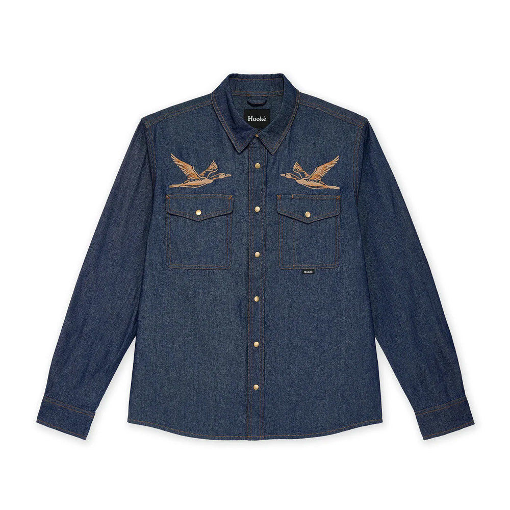 Hooké M's Flying Duck Denim Shirt