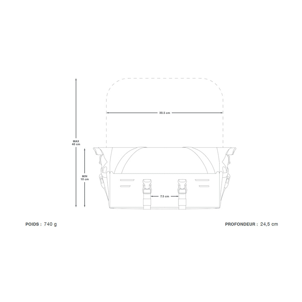 Sacoche Apidura Front Rack Pack 20L