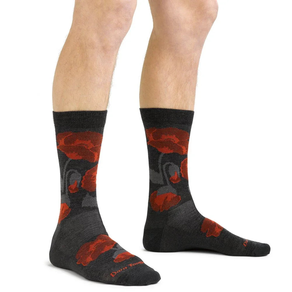 Darn Tough M's Poppies Crew Lightweight Socks