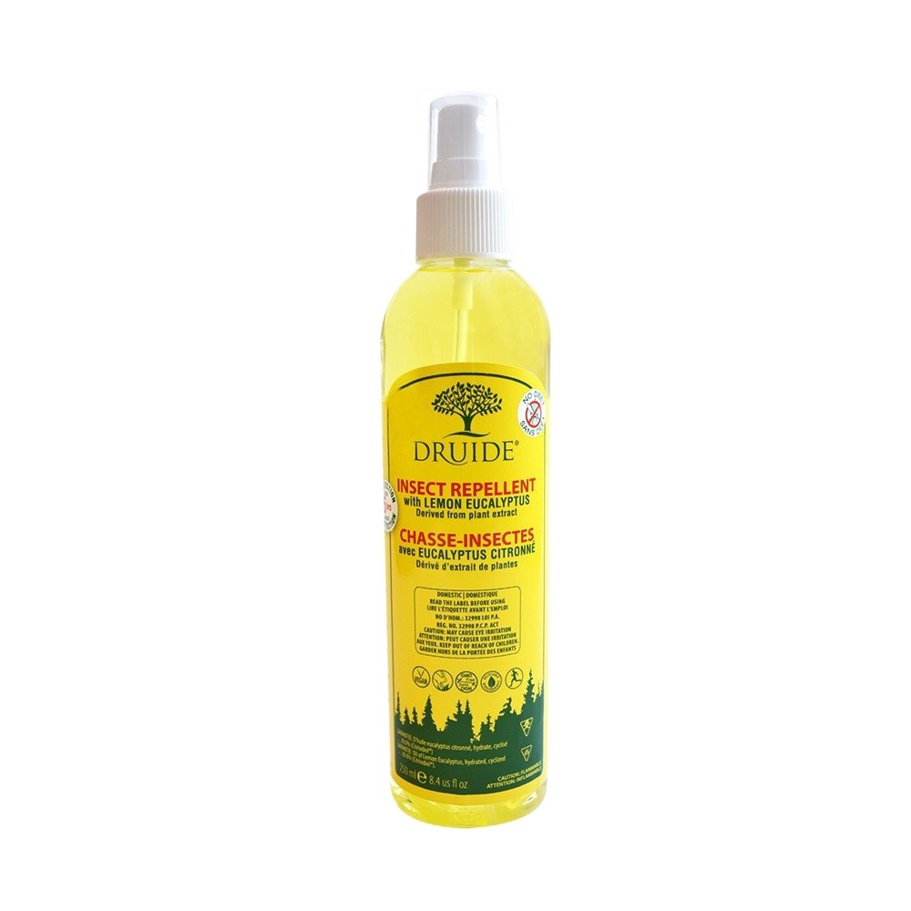 Lotion chasse-insectes à l'eucalyptus Druide 250 ml