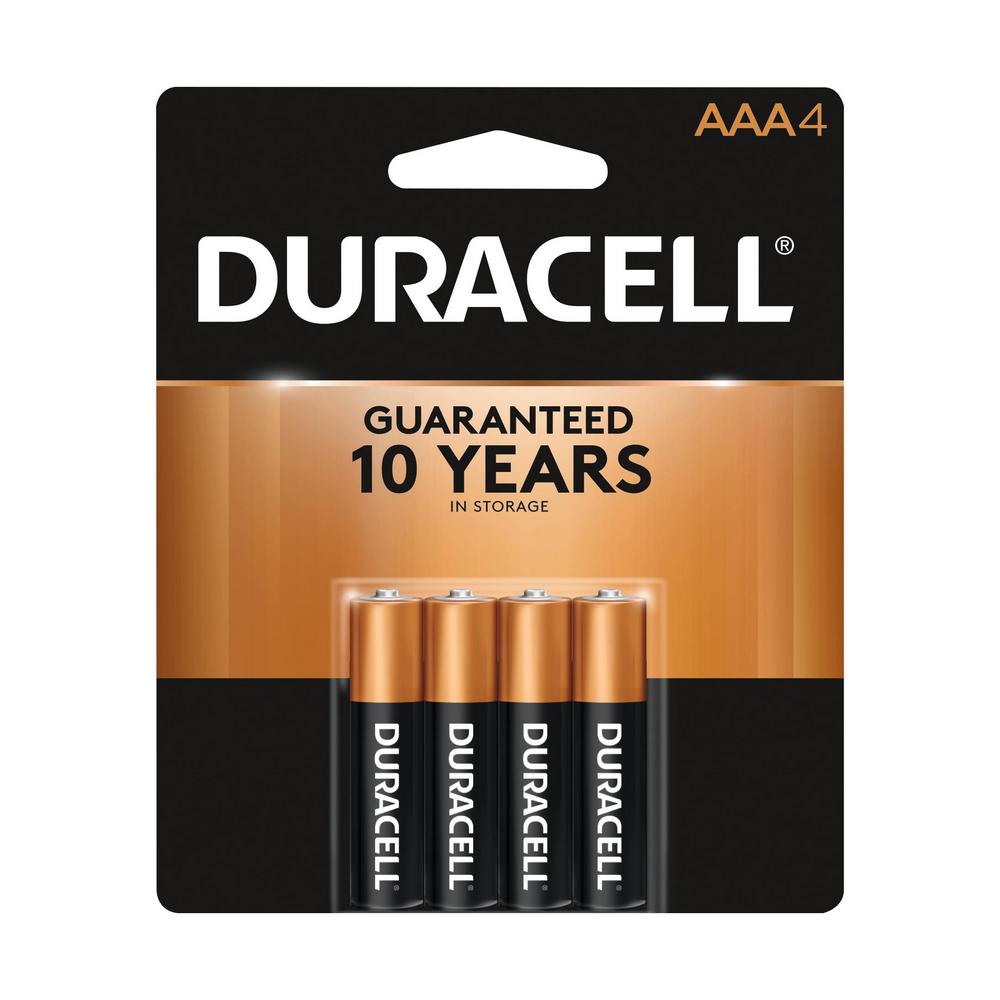 Paquet de 4 piles Duracell AAA