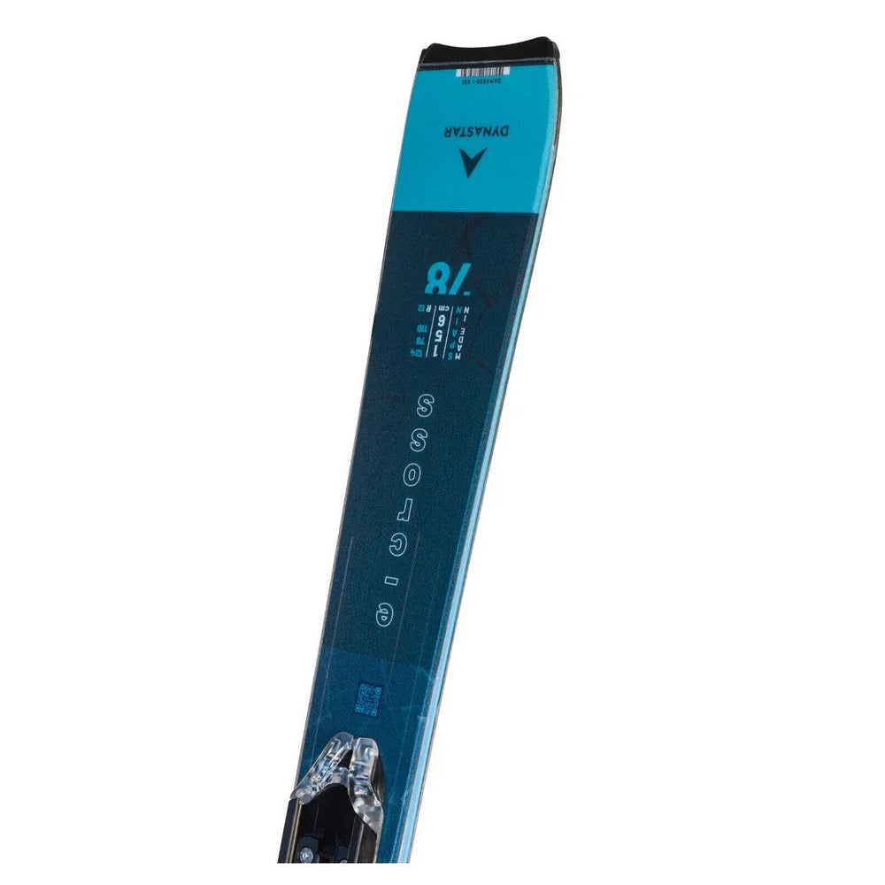 Skis alpins Dynastar E-Cross 78 + fixations Xpress 10 (femmes)