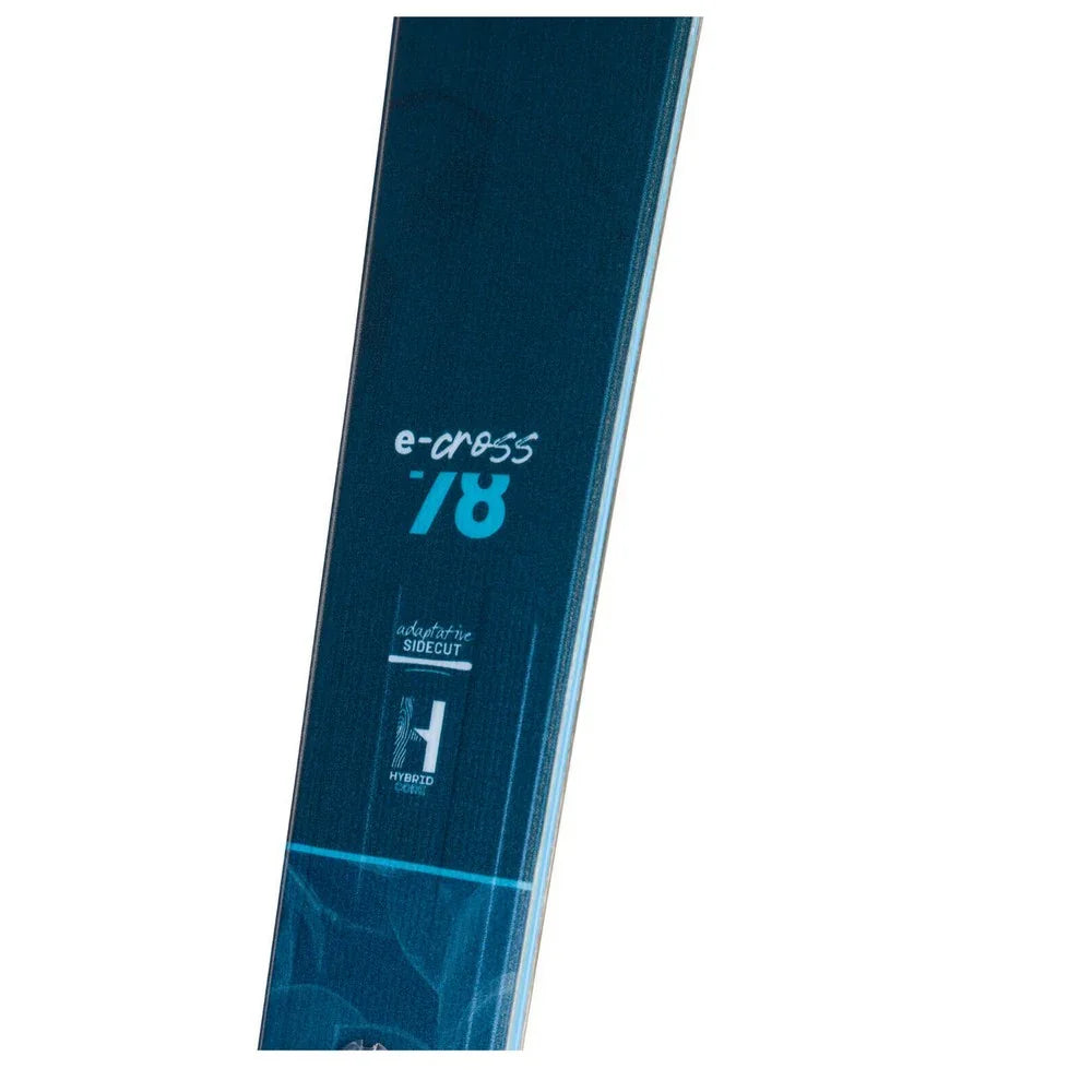 Skis alpins Dynastar E-Cross 78 + fixations Xpress 10 (femmes)
