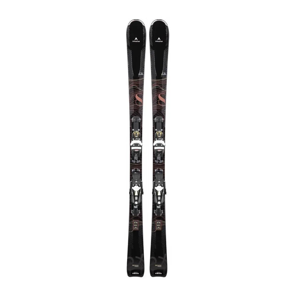 Skis alpins Dynastar E Lite 8 + fixations Konect NX 12 (femmes)