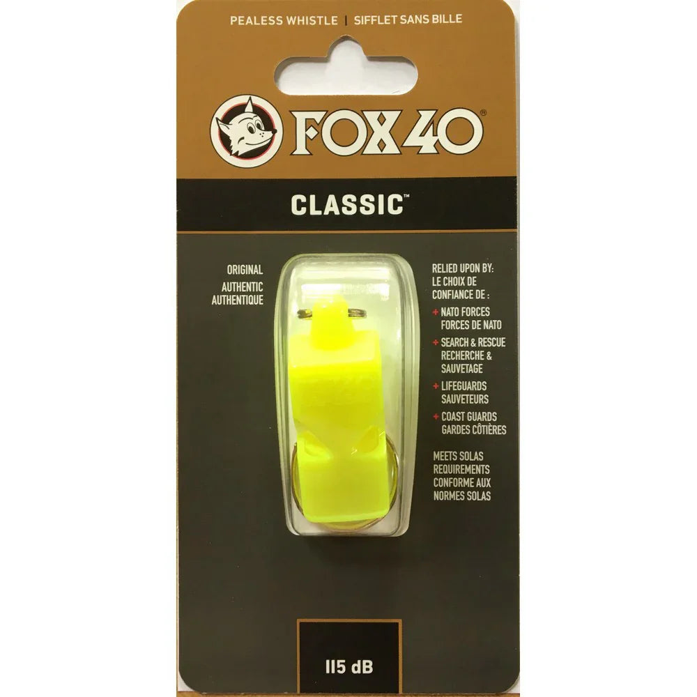 Sifflet Fox 40 Classic - Jaune fluorescent