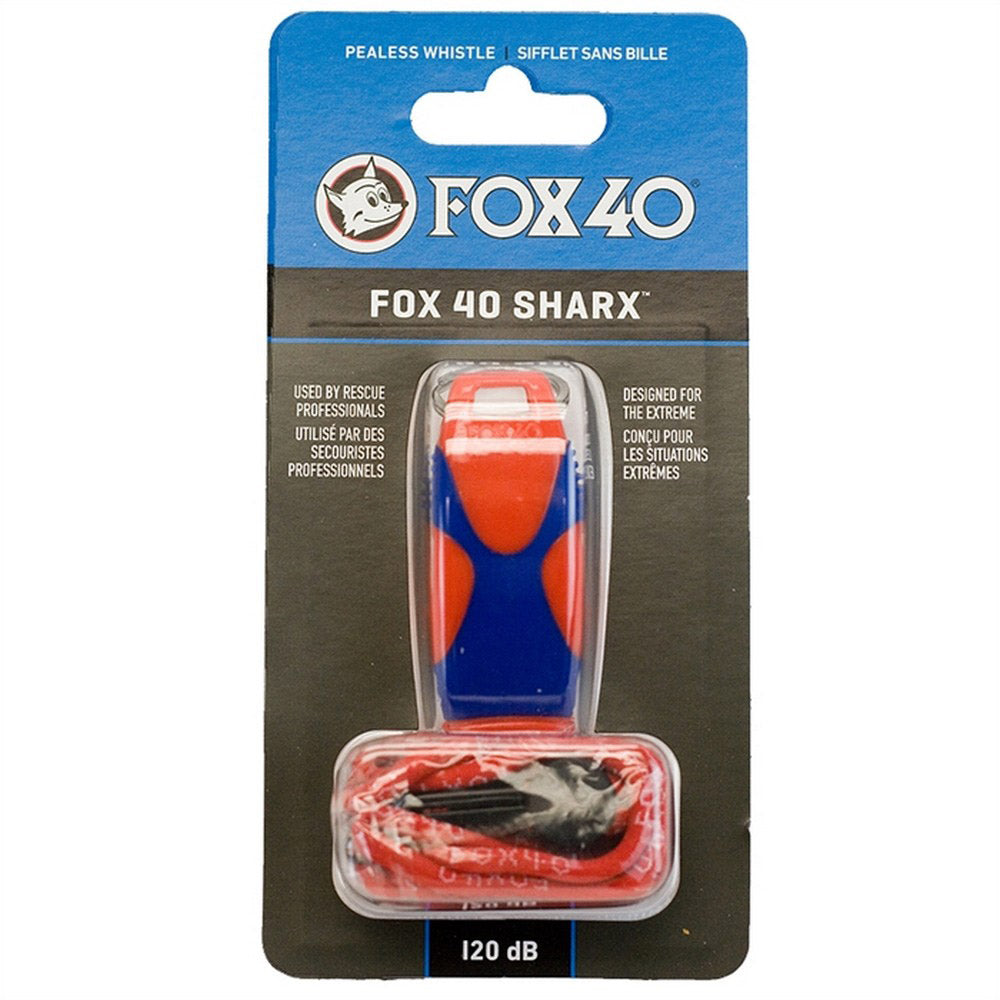 Fox 40 Sharx Whistle + Lanyard - Assorted Colours