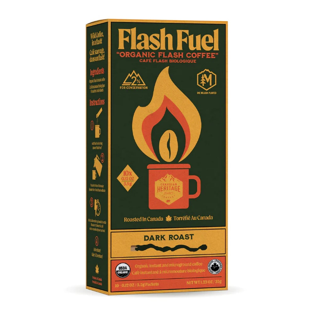 Café instantané biologique Flash Fuel Dark Roast