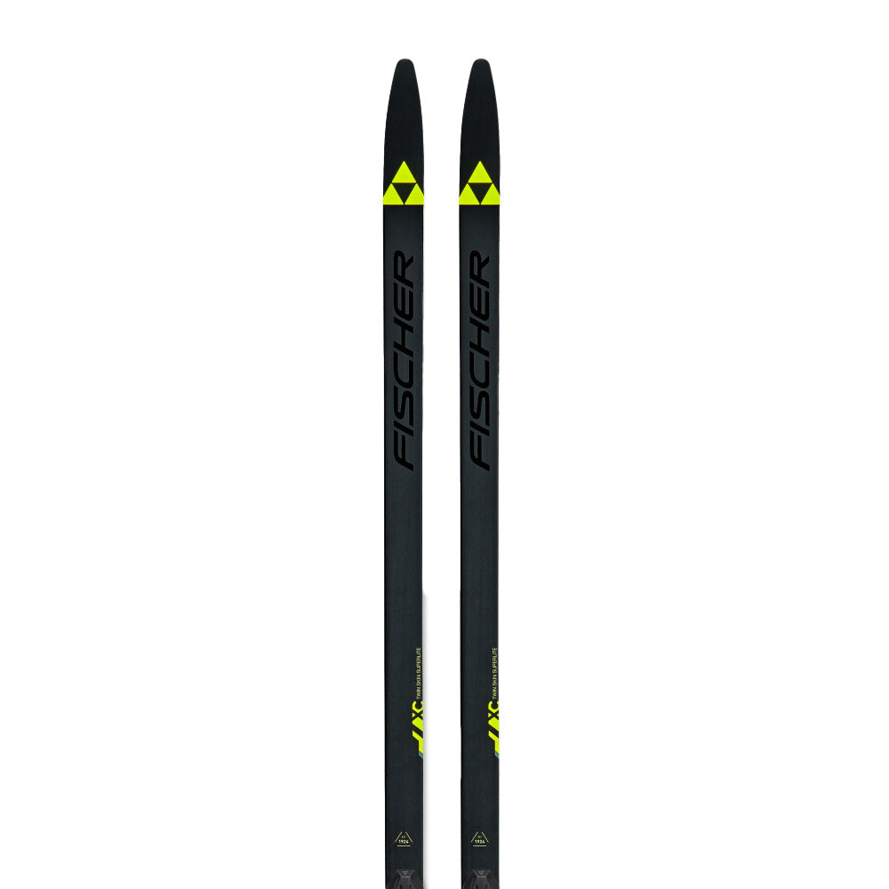 Fischer Twin Skin Superlite Stiff EF Cross-Country Skis with Control Step-In IFP Bindings