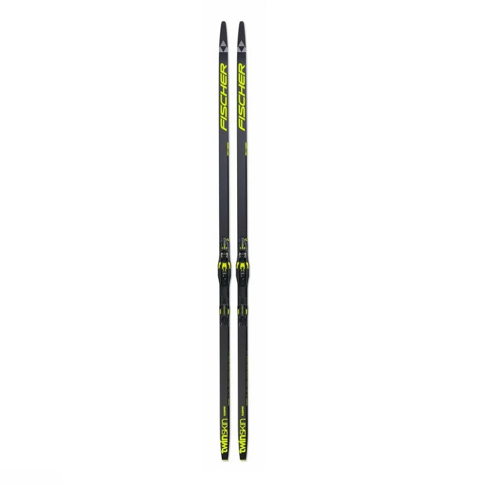 Skis de fond de classique Fischer Twin Skin Performance STIFF + fixations Race Classic IFP
