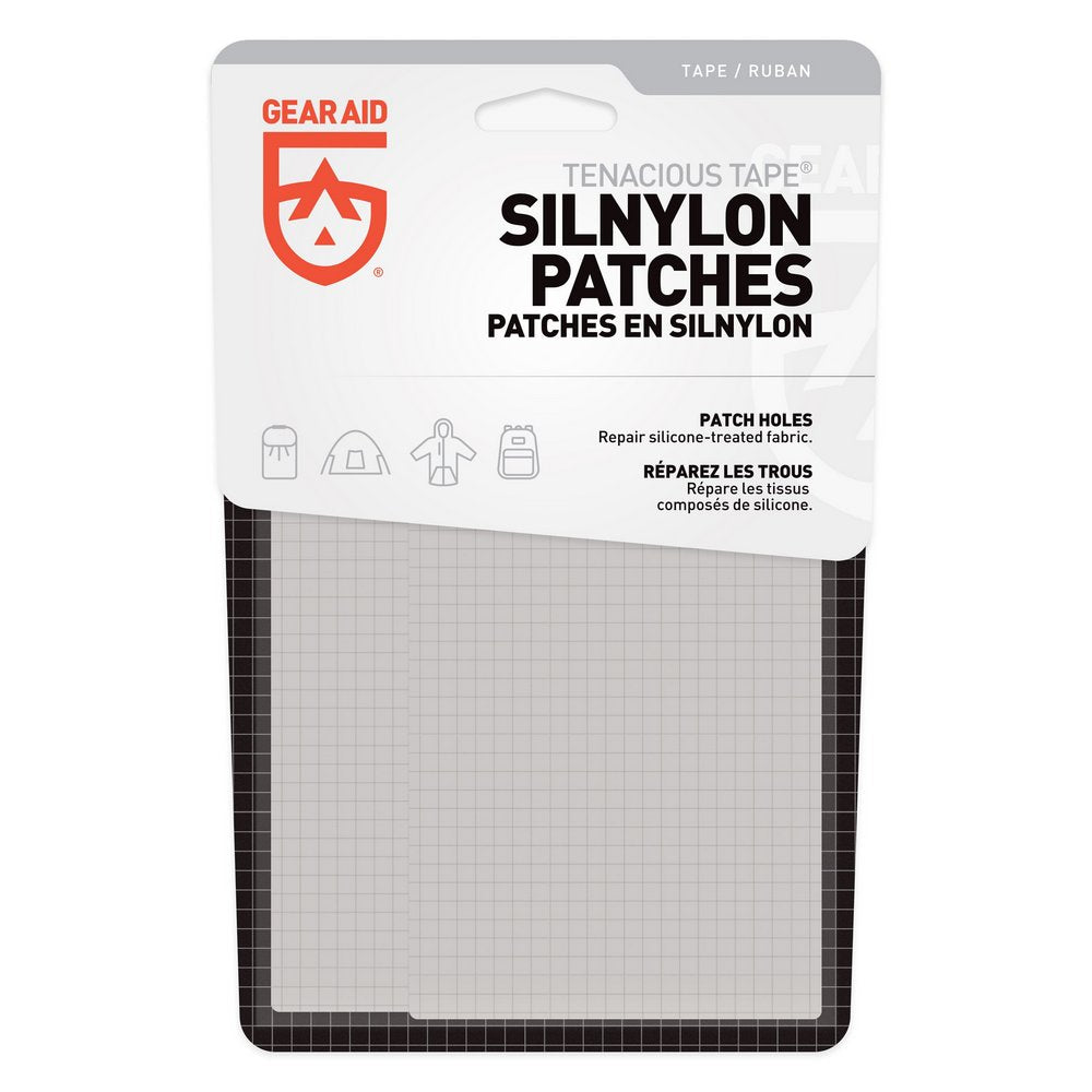 Rustines de réparation Gear Aid Tenacious Tape Silnylon