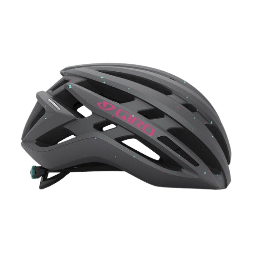 Casque de vélo Giro Agilis MIPS - Gris mat/vert (femmes)