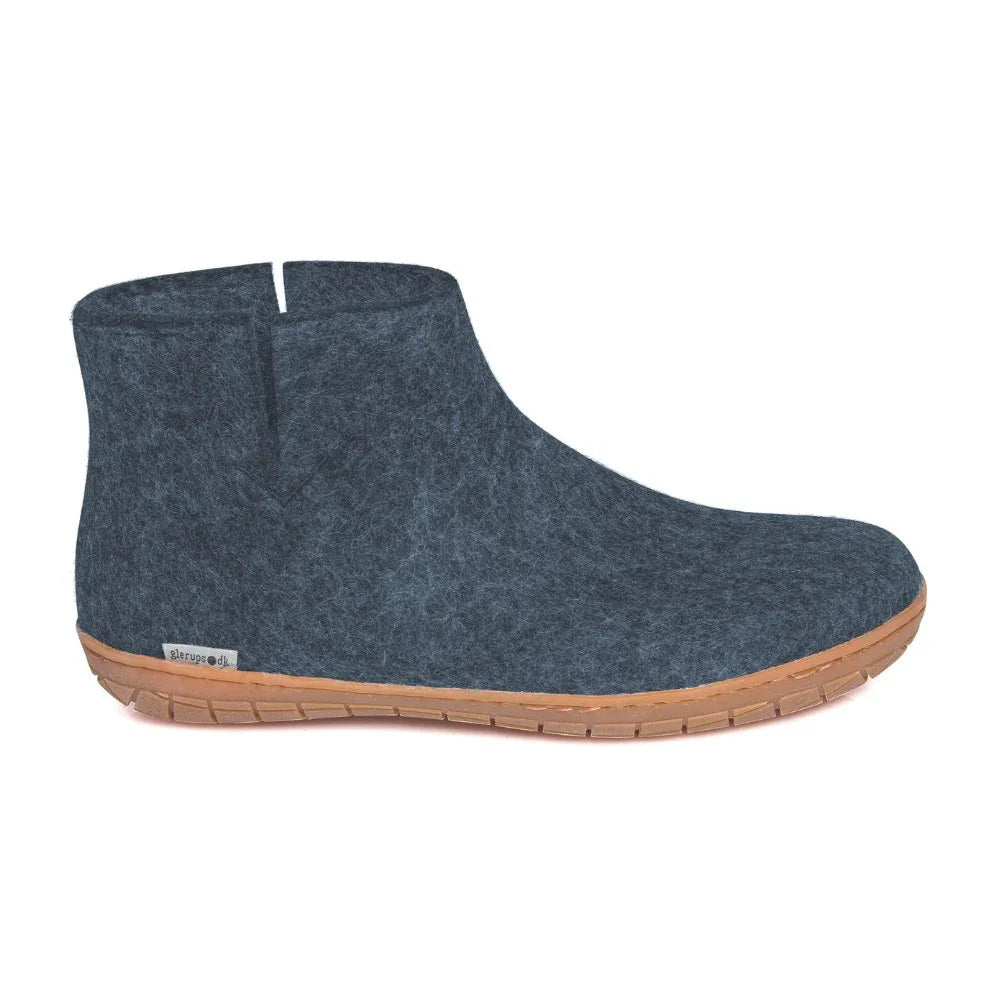 Glerups Wool Booties with Rubber Outsole (unisex)