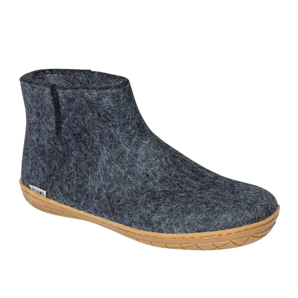 Glerups Wool Booties with Rubber Outsole (unisex)