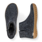 Glerups Wool Booties with Rubber Outsole (unisex)