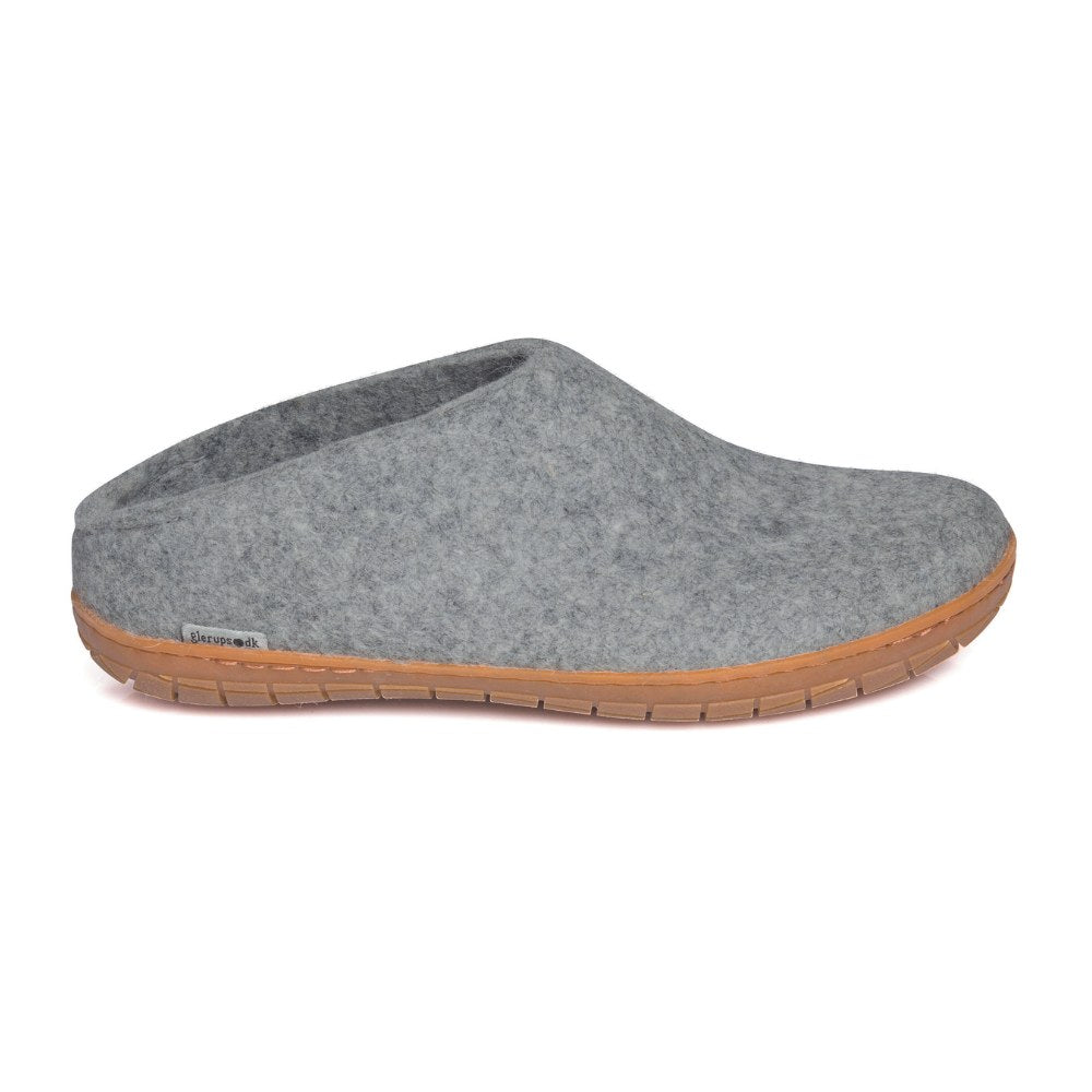 Glerup Wool Slippers with Rubber Outsole