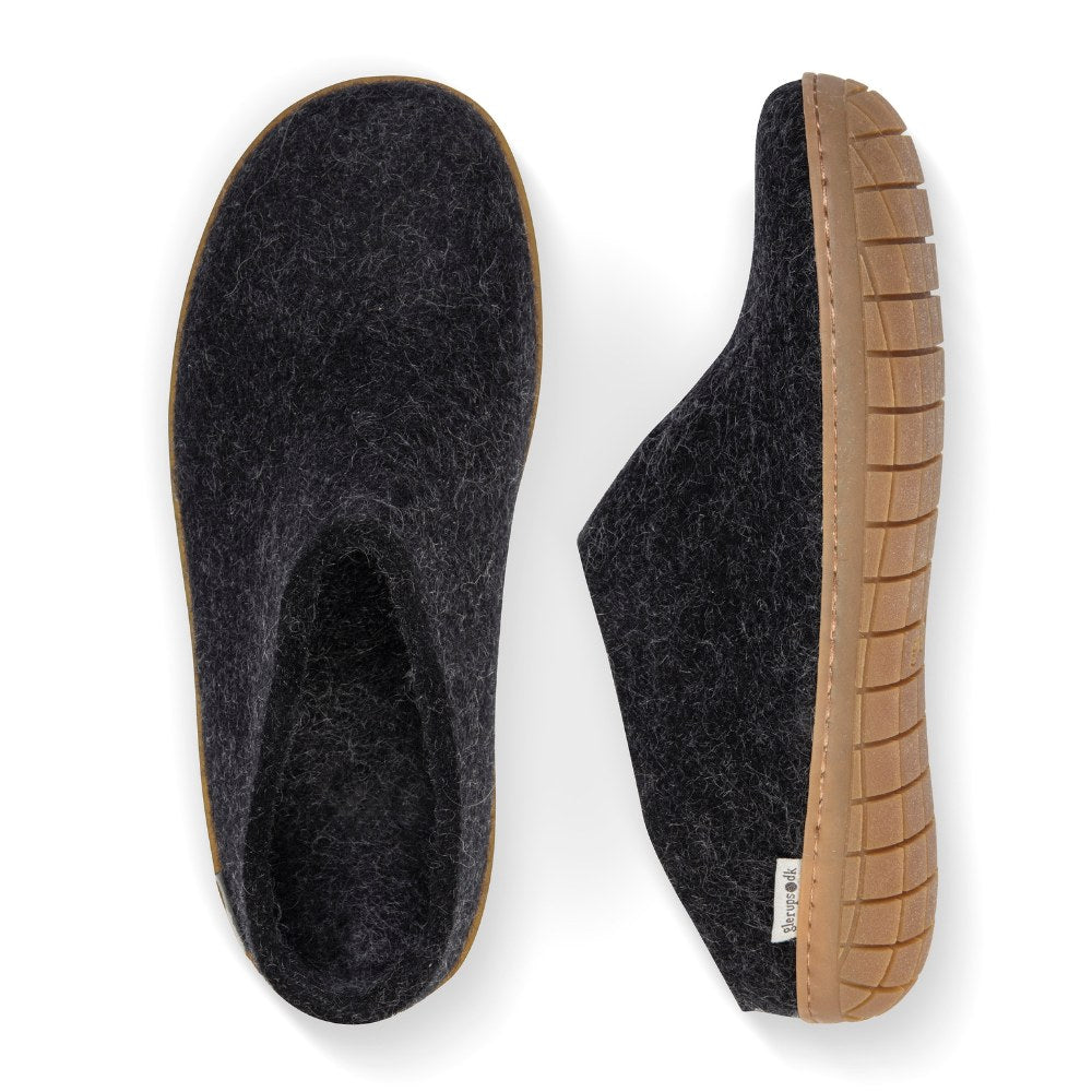 Glerup Wool Slippers with Rubber Outsole