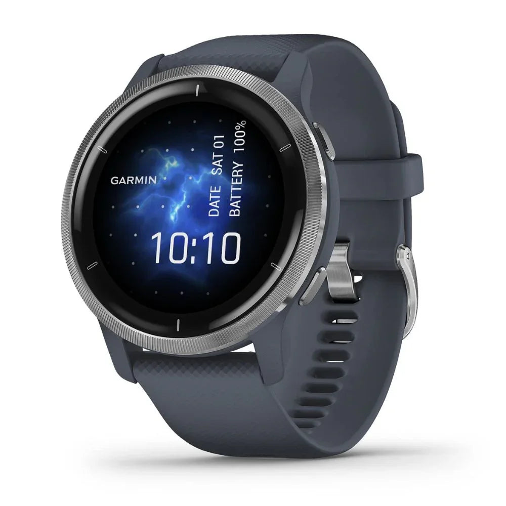 Montre d'entraînement Garmin Venu - Blue Silver