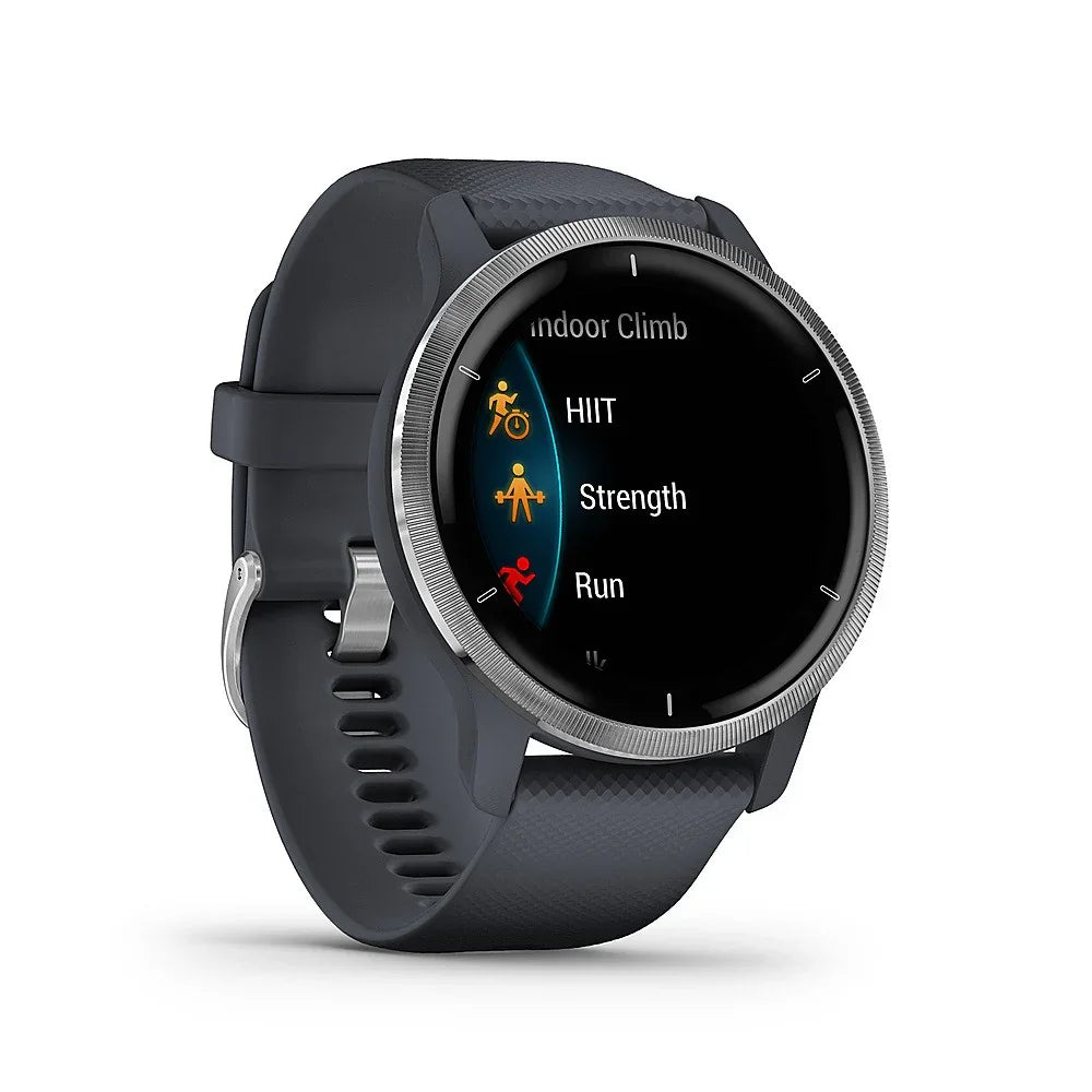 Montre d'entraînement Garmin Venu - Blue Silver