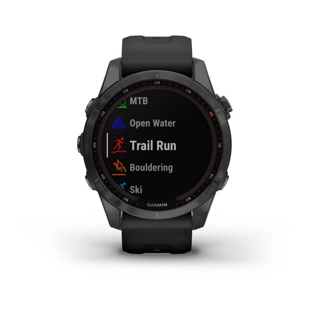 Montre d'entraînement à GPS Garmin Fenix 7S Sapphire Solar