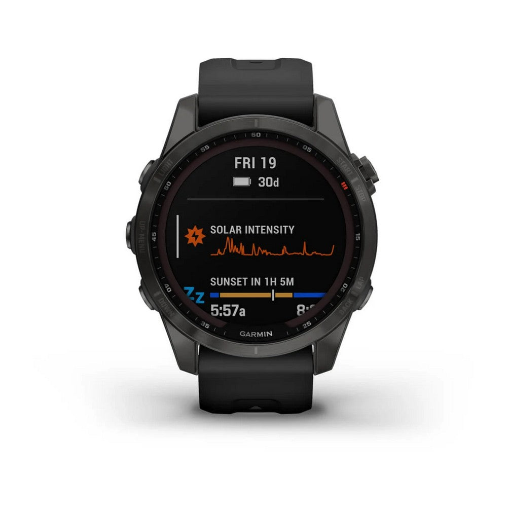 Montre d'entraînement à GPS Garmin Fenix 7S Sapphire Solar