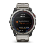 Garmin Fenix 7X Sapphire Solar Training Watch – Black & Grey