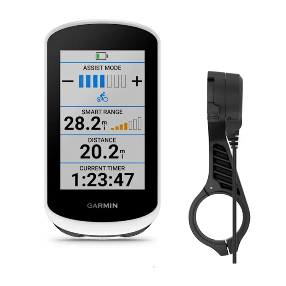 Compteur GPS pour vélo Garmin Edge Explore 2 Power Mount Bundle
