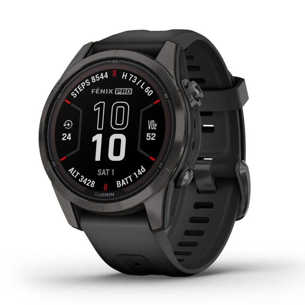 Garmin fénix 7S Pro Sapphire Solar Edition GPS Training Watch - Carbon