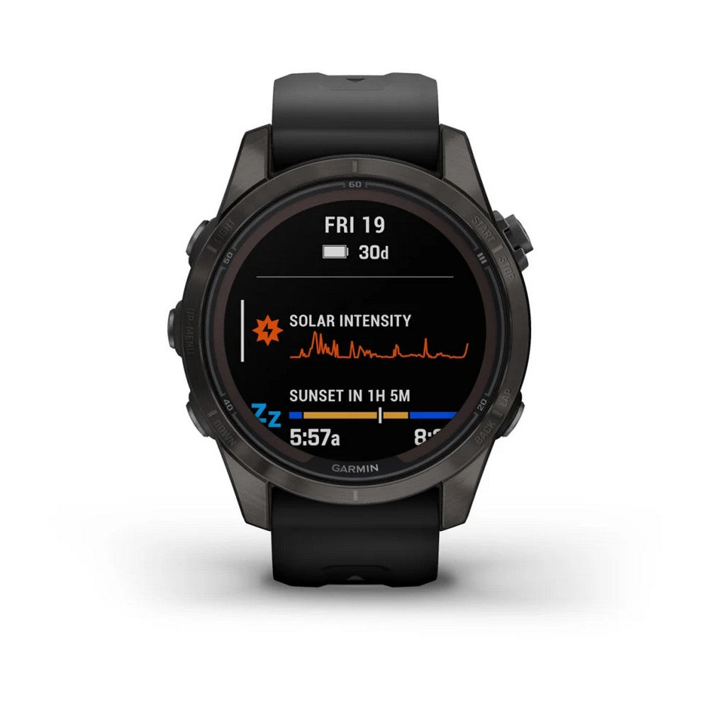 Garmin fénix 7S Pro Sapphire Solar Edition GPS Training Watch - Carbon