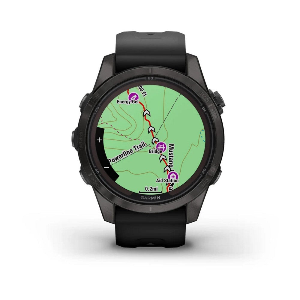 Garmin fénix 7S Pro Sapphire Solar Edition GPS Training Watch - Carbon