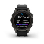 Garmin fénix 7S Pro Sapphire Solar Edition GPS Training Watch - Carbon